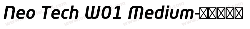 Neo Tech W01 Medium字体转换